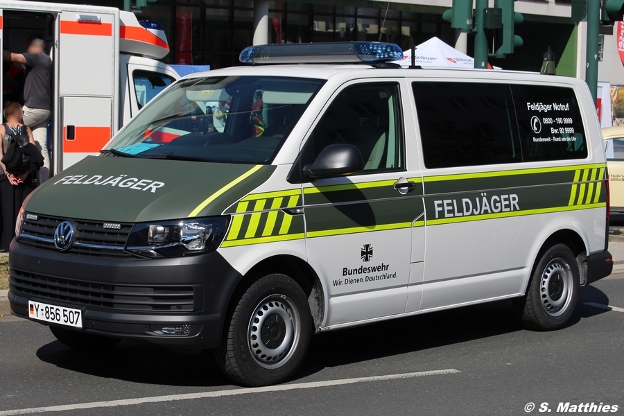 Y-856 607 - VW T6 - Feldjägerfhz.