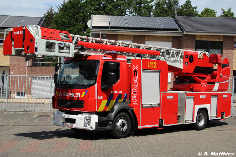 Kelmis - Feuerwehr - DLK